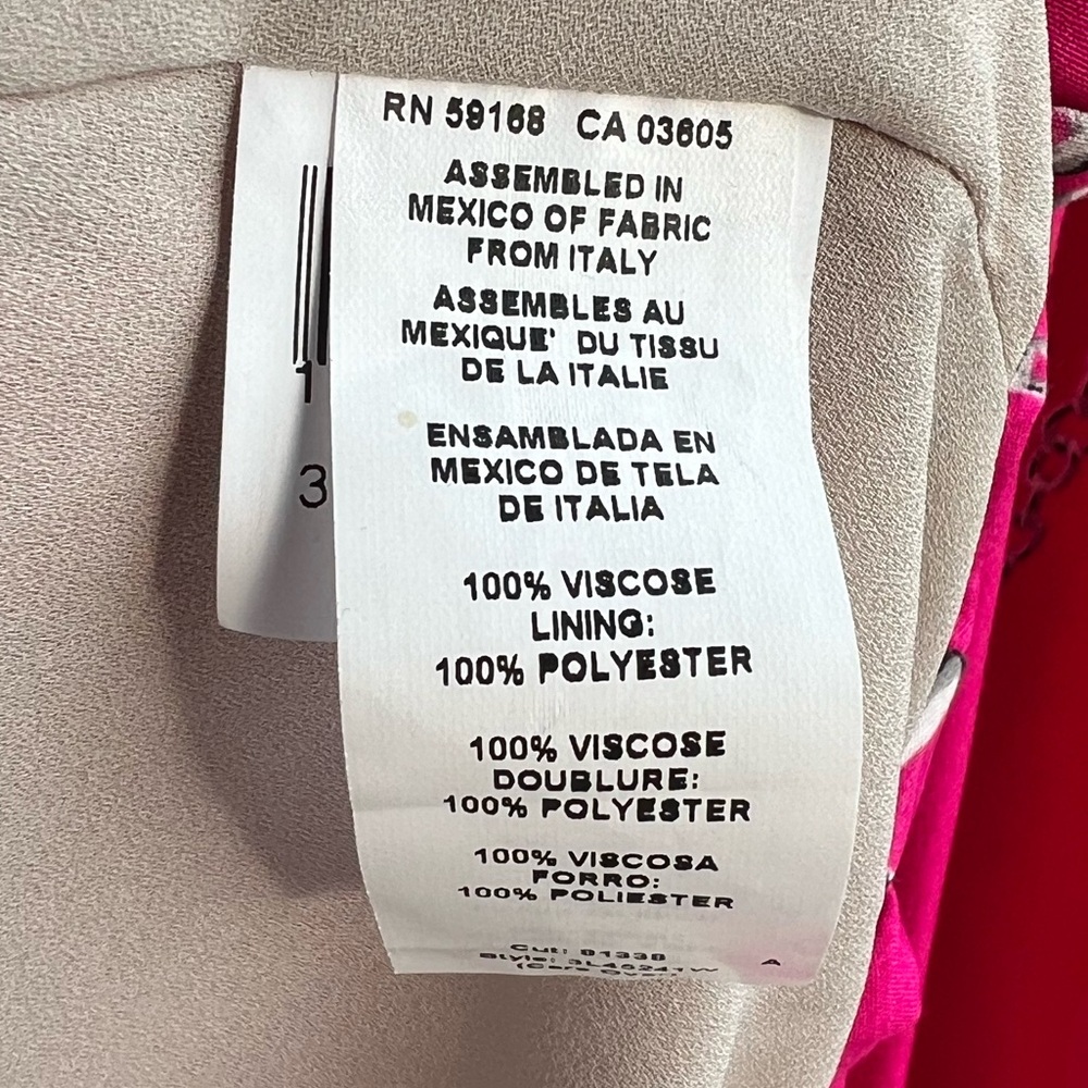 🆕 🇮🇹 Karen Kane "Haute Pink" Blouse in Size 2X (NWT) - Picture 11 of 11